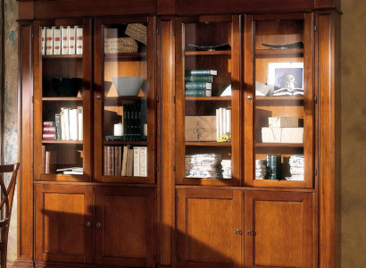 Living room Wardrobe Shelf Bookshelf Wood Office cupboard Cabinets Display case Italy